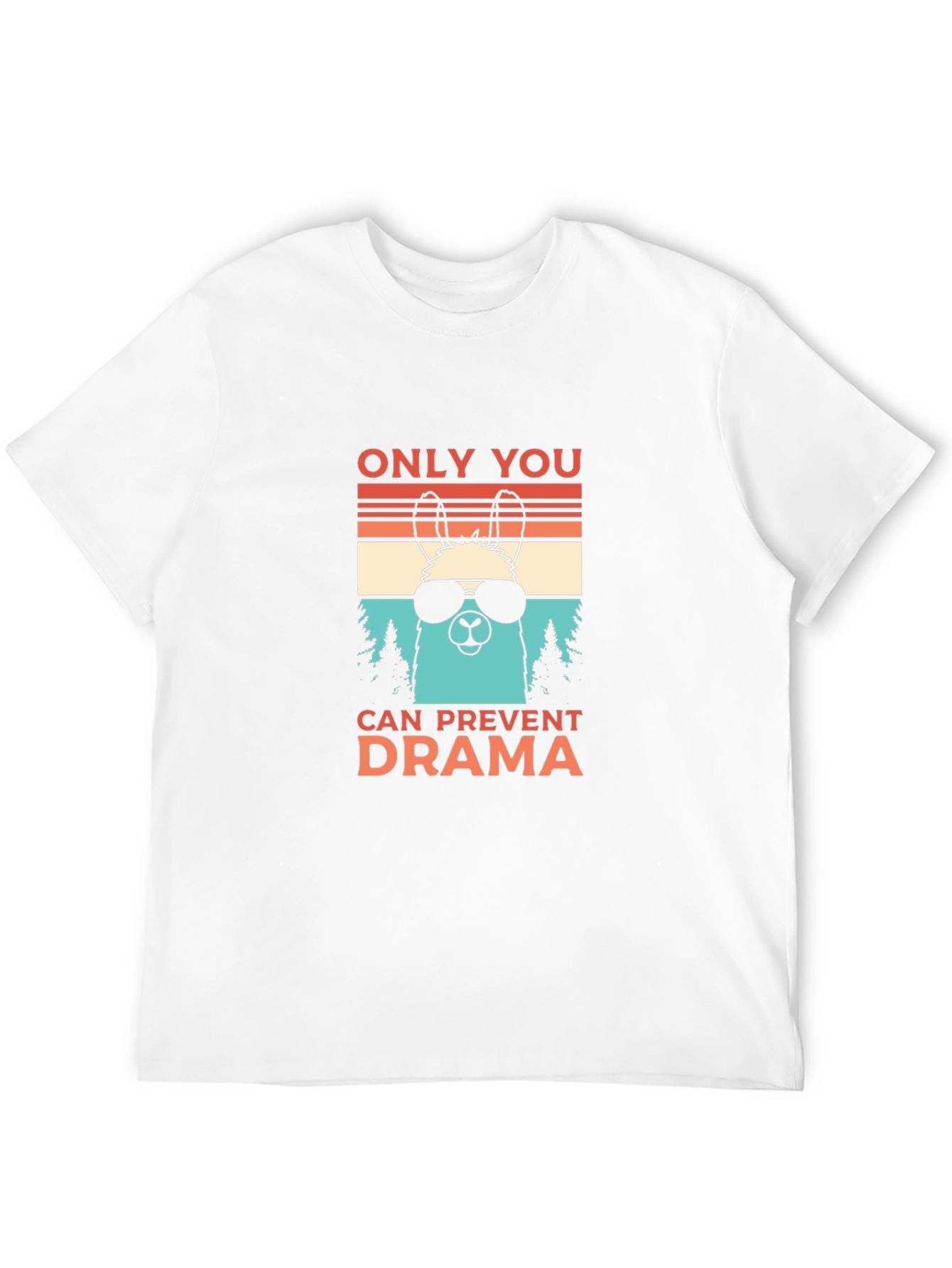 Cool Llama Drama Prevention T-Shirt