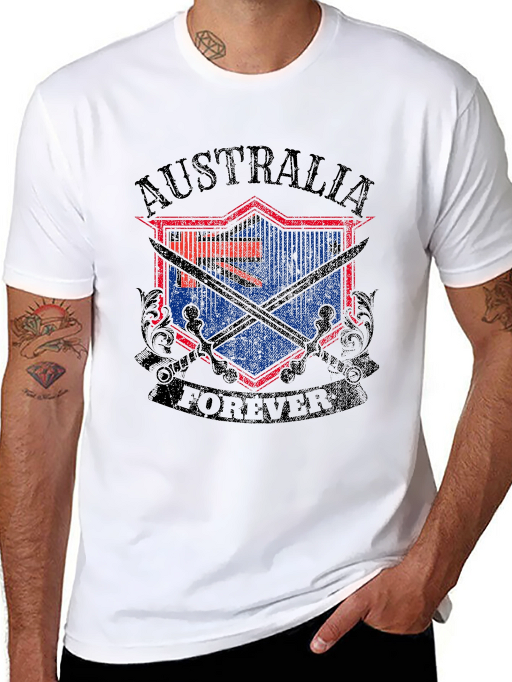 Australia Forever Graphic Tee - Black