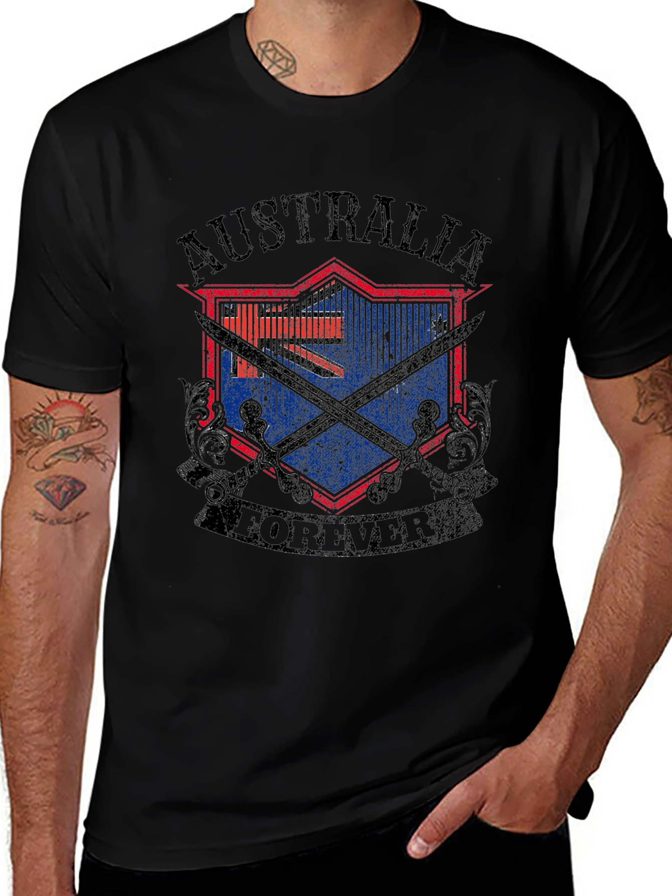 Australia Forever Graphic Tee - Black