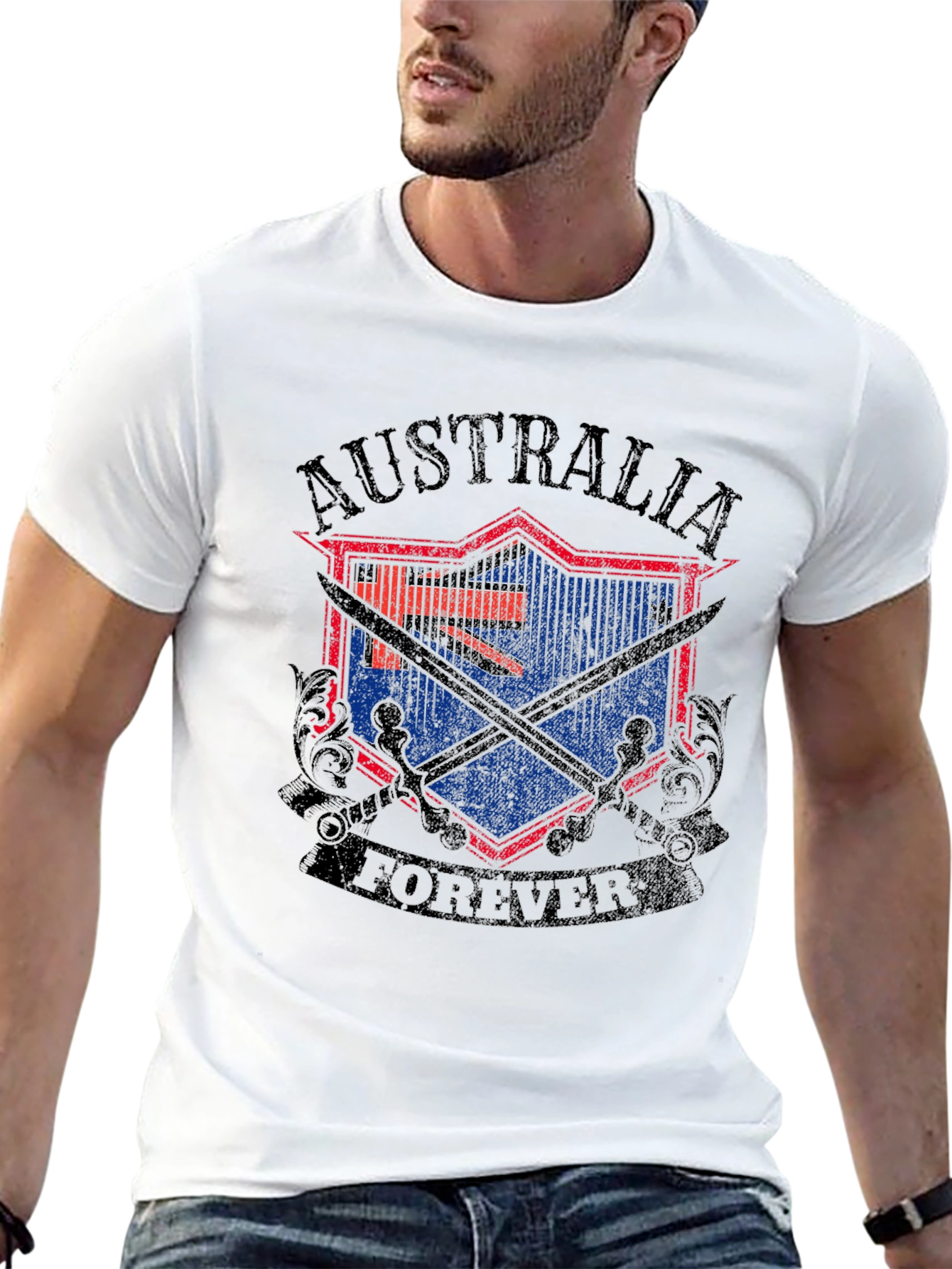 Australia Forever Graphic Tee - Black