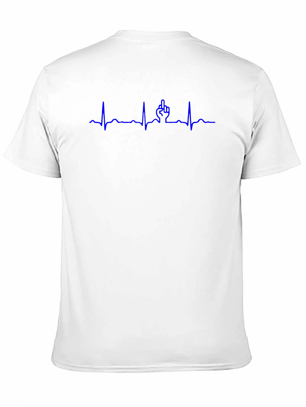 Funny Middle Finger Heartbeat T-Shirt