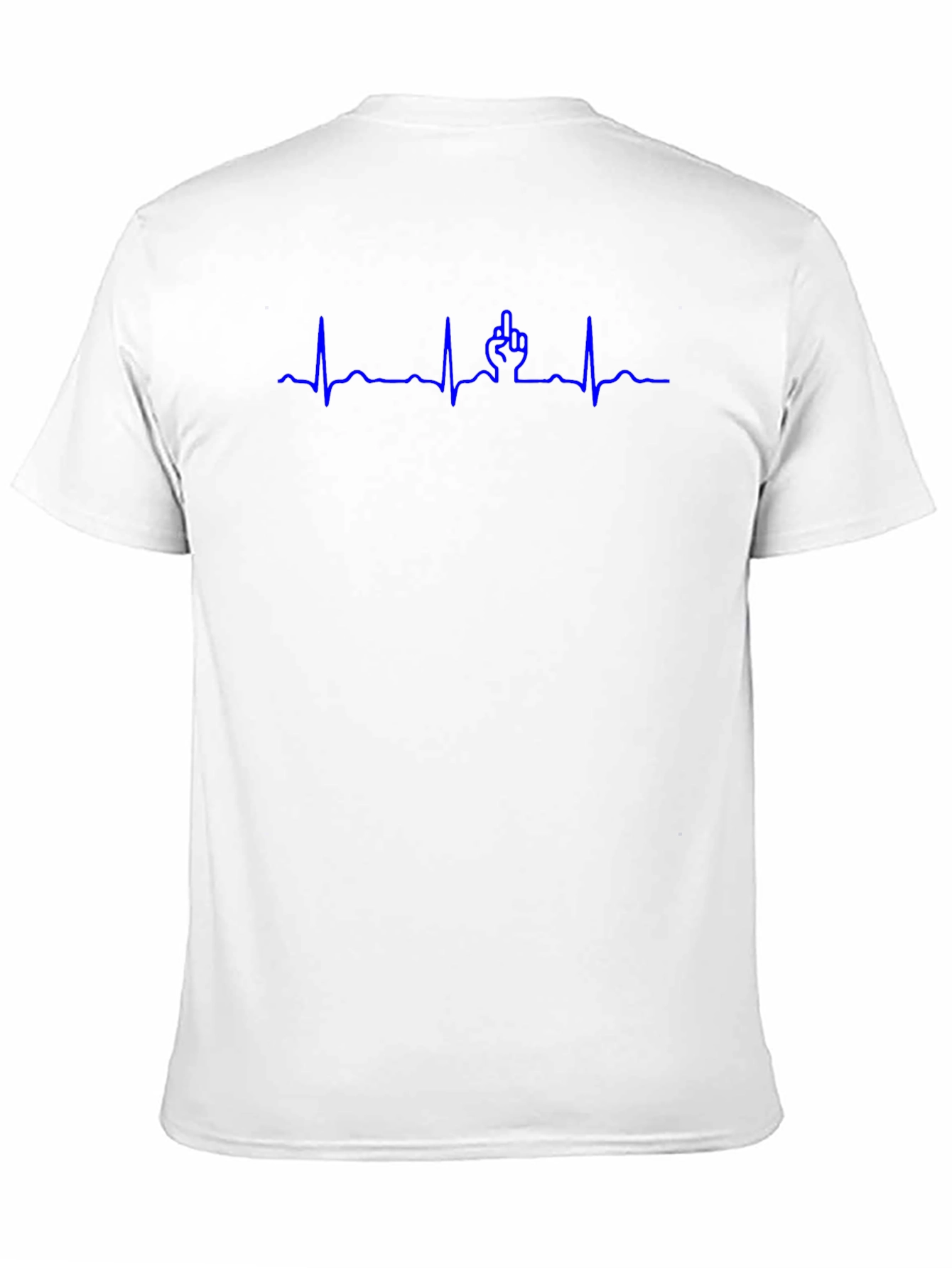 Funny Middle Finger Heartbeat T-Shirt