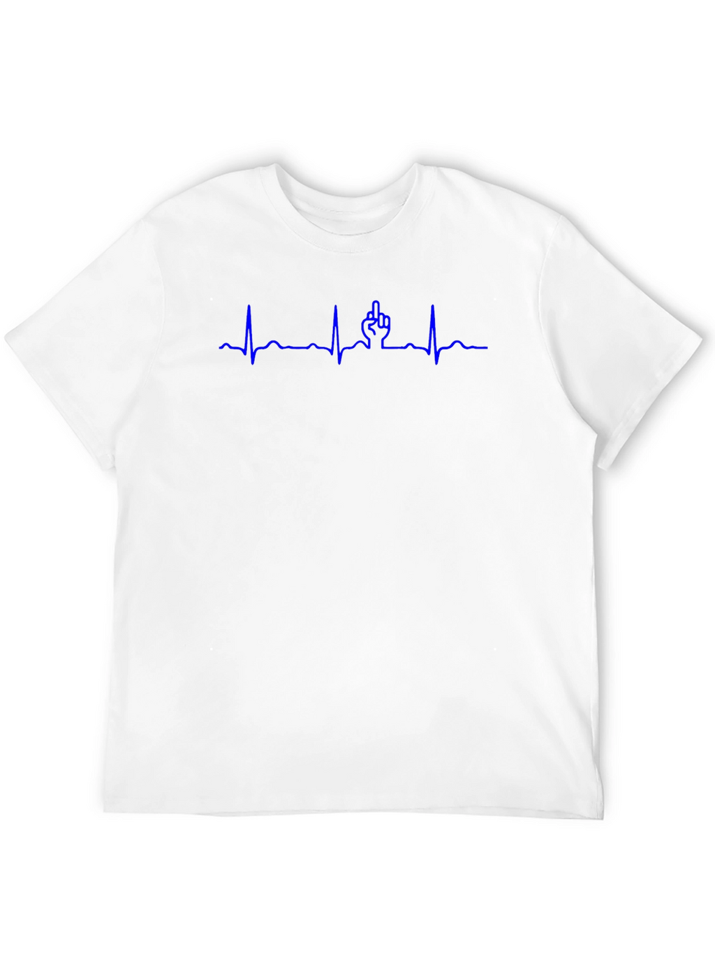 Funny Middle Finger Heartbeat T-Shirt