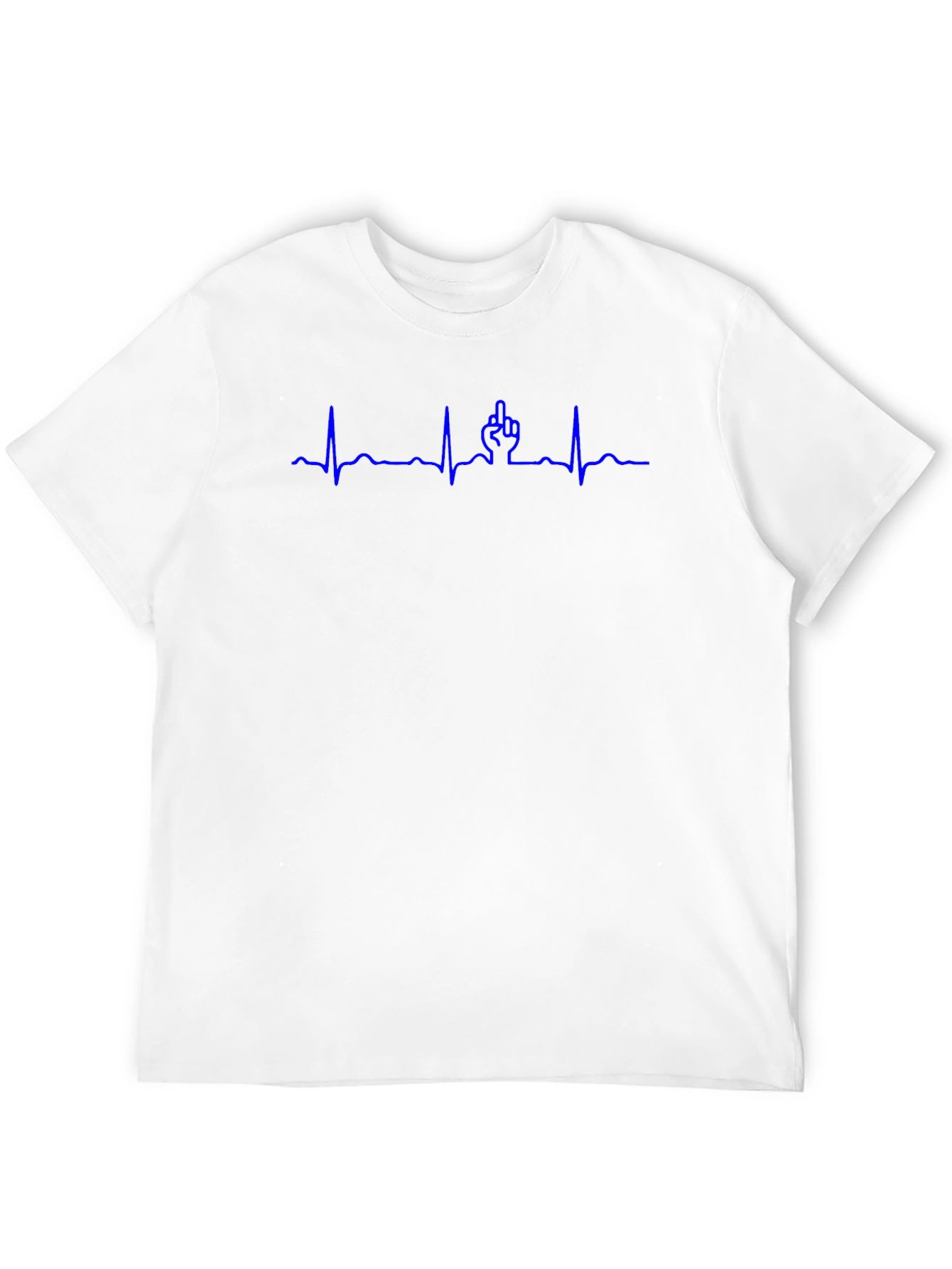 Funny Middle Finger Heartbeat T-Shirt