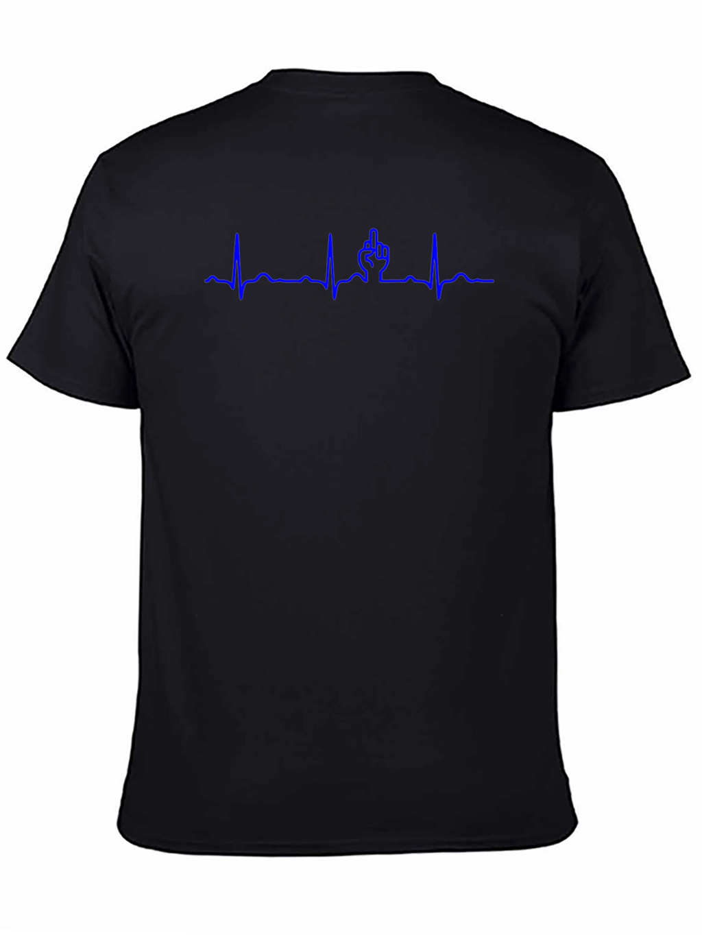 Funny Middle Finger Heartbeat T-Shirt