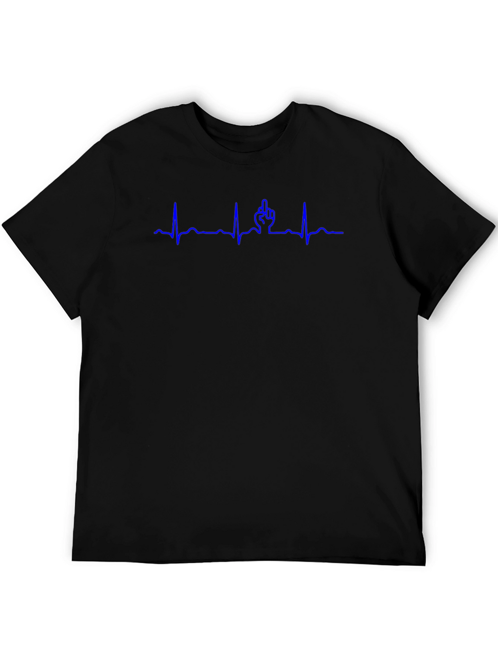 Funny Middle Finger Heartbeat T-Shirt