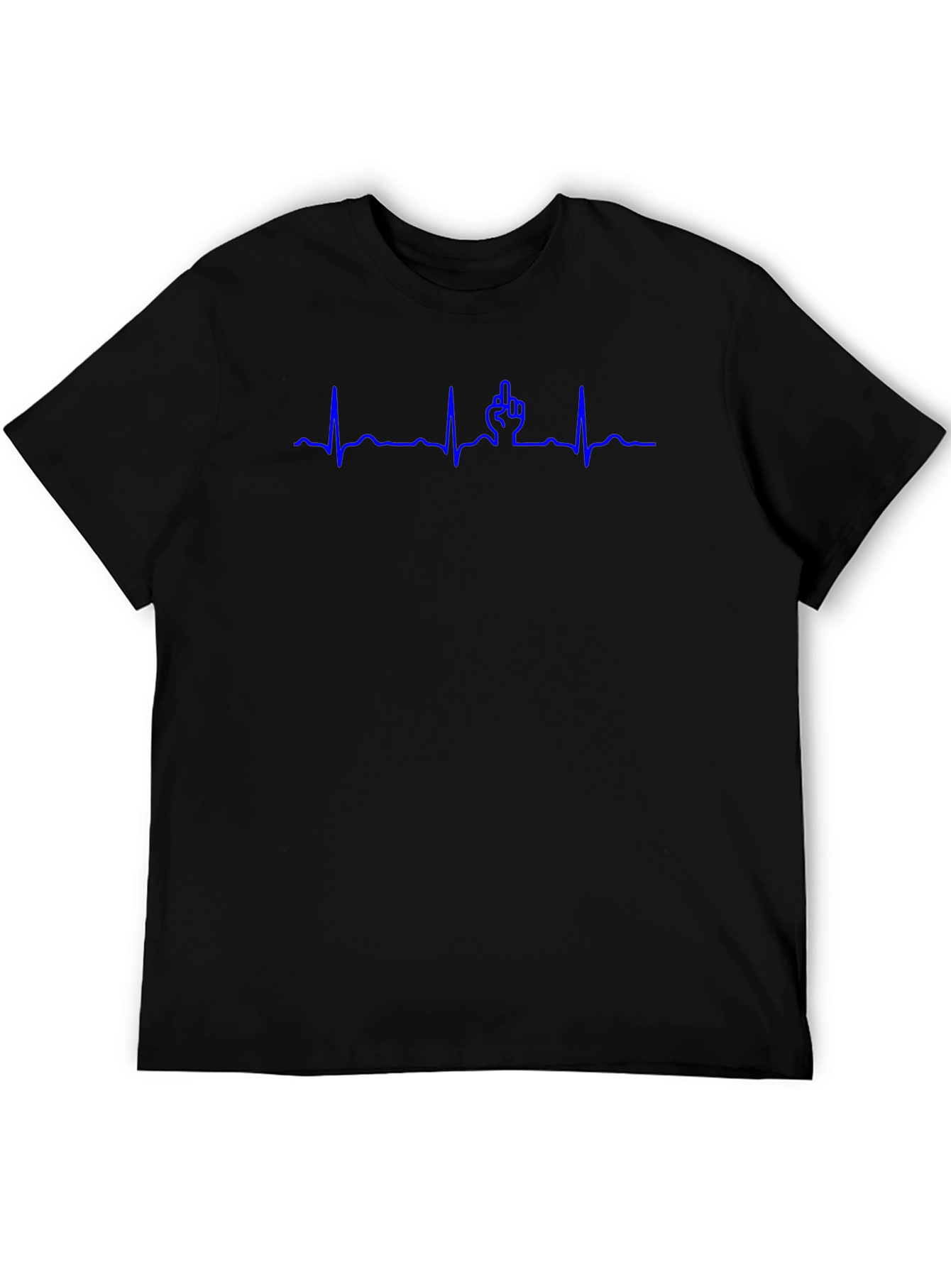 Funny Middle Finger Heartbeat T-Shirt