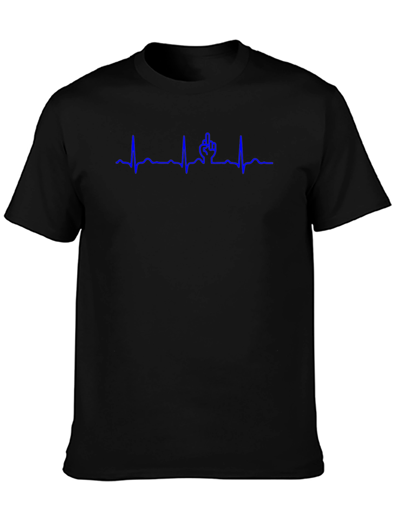 Funny Middle Finger Heartbeat T-Shirt