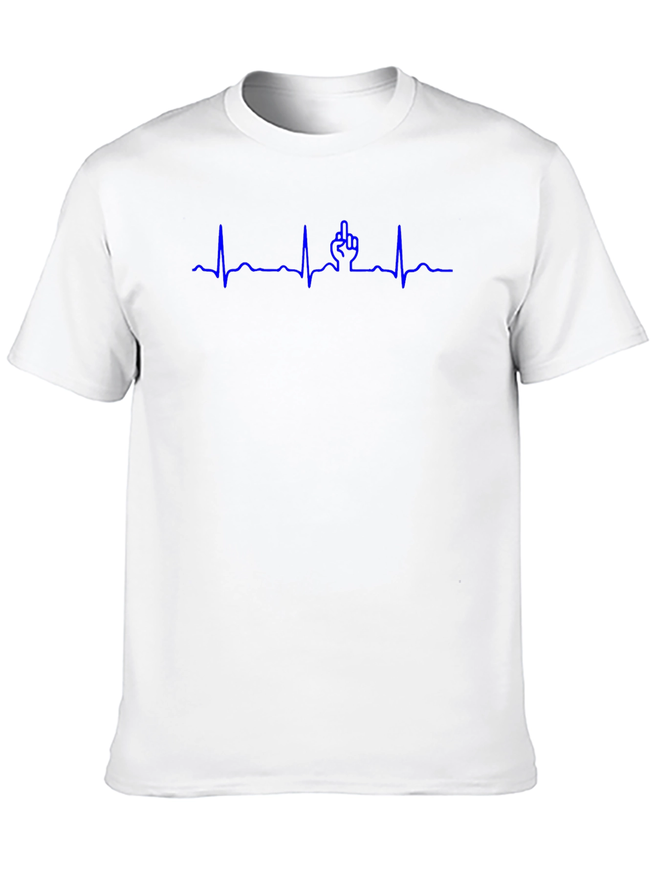 Funny Middle Finger Heartbeat T-Shirt