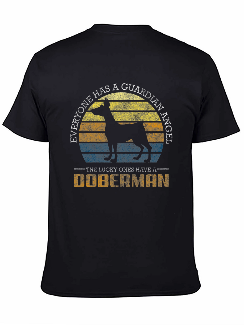 Doberman Guardian Angel Graphic Tee - Unisex