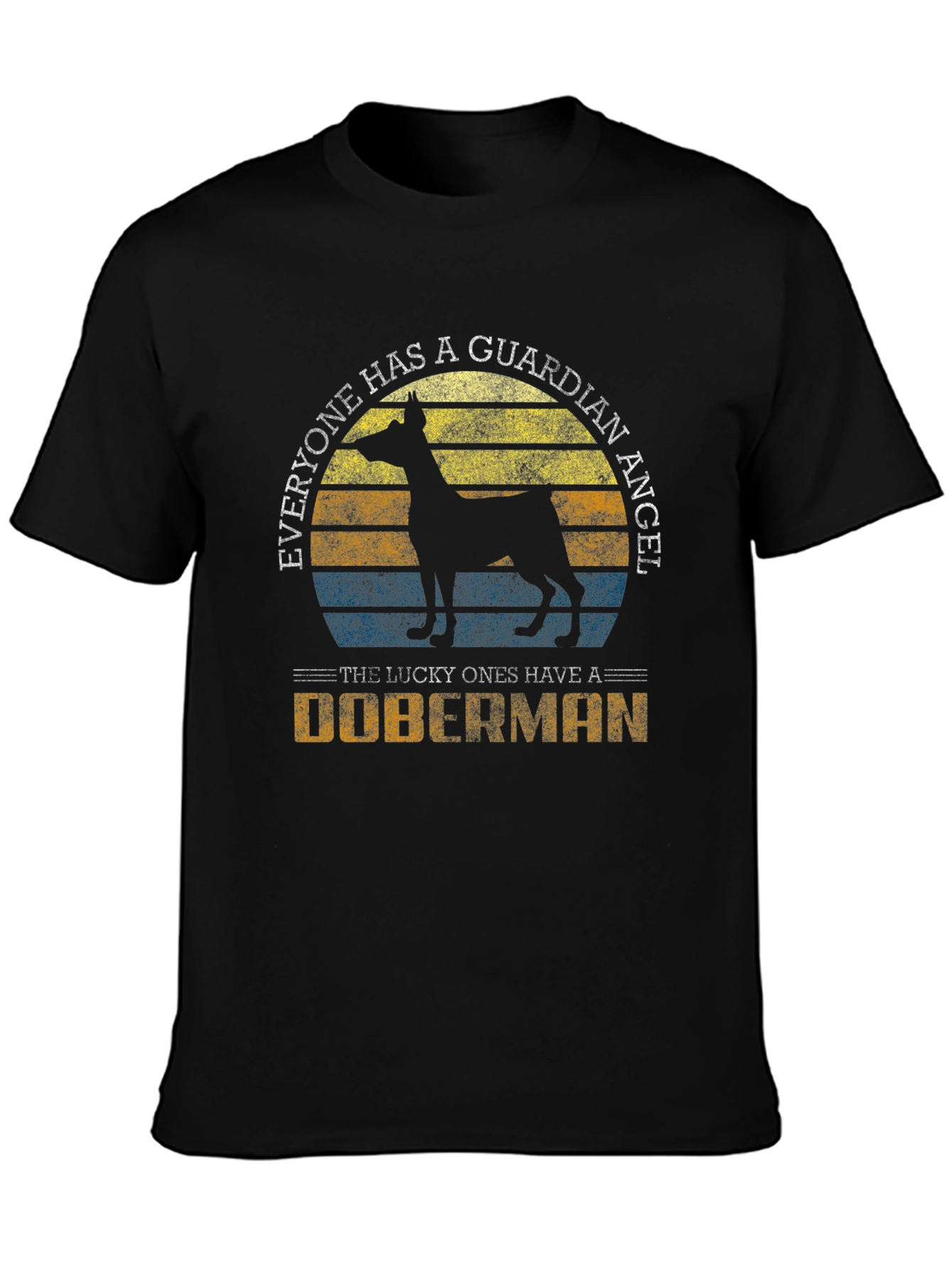 Doberman Guardian Angel Graphic Tee - Unisex