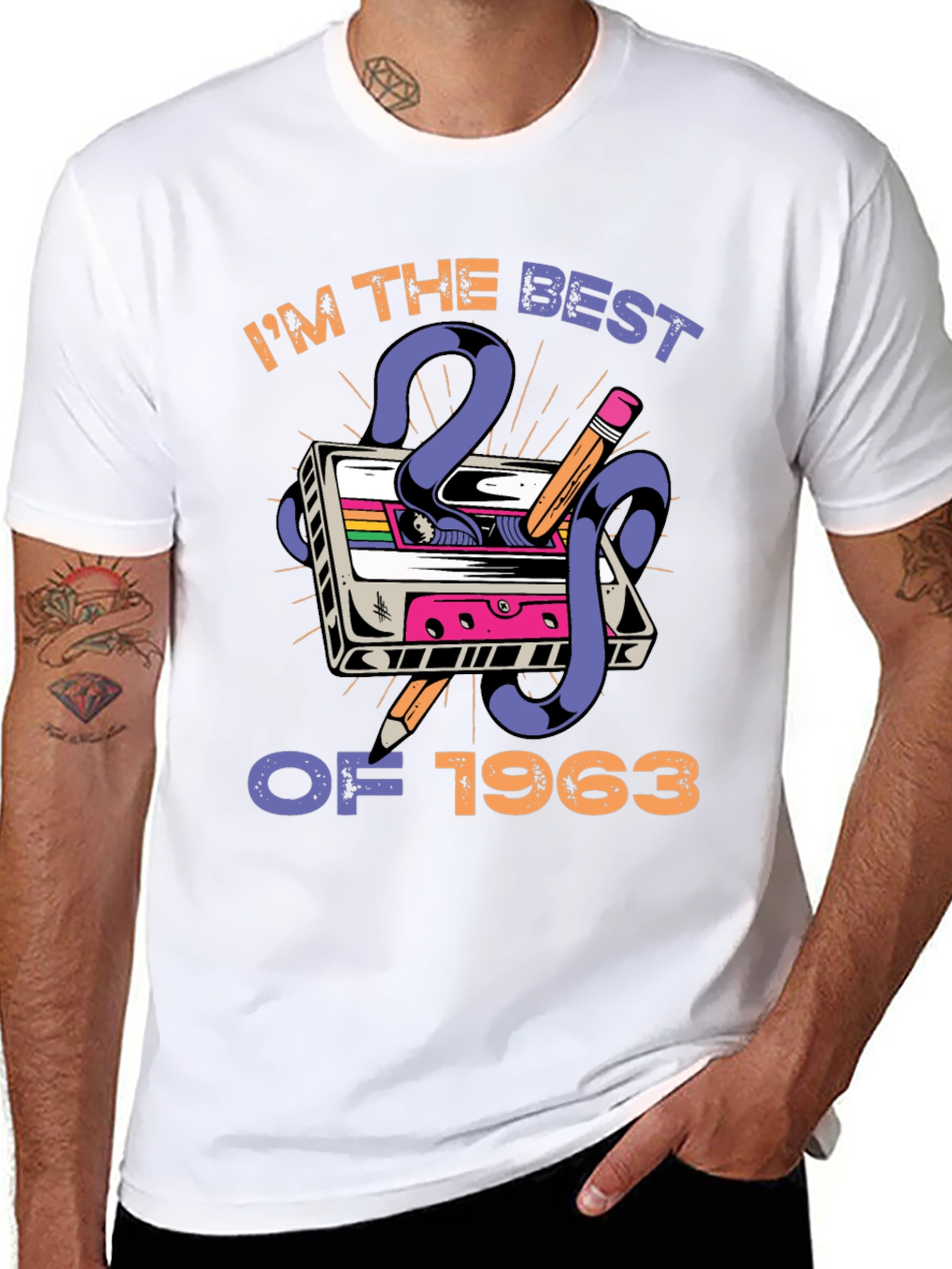 Im The Best Of 1963 T-Shirt Cassette Tape