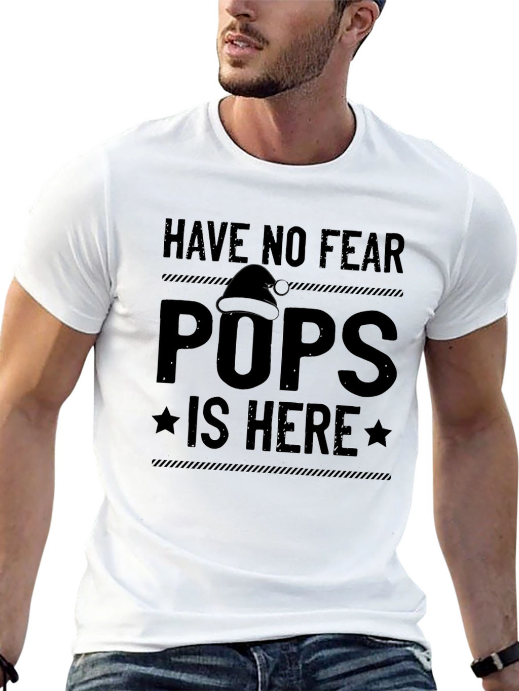 Have No Fear Pops Is Here Funny Holiday T-Shirt