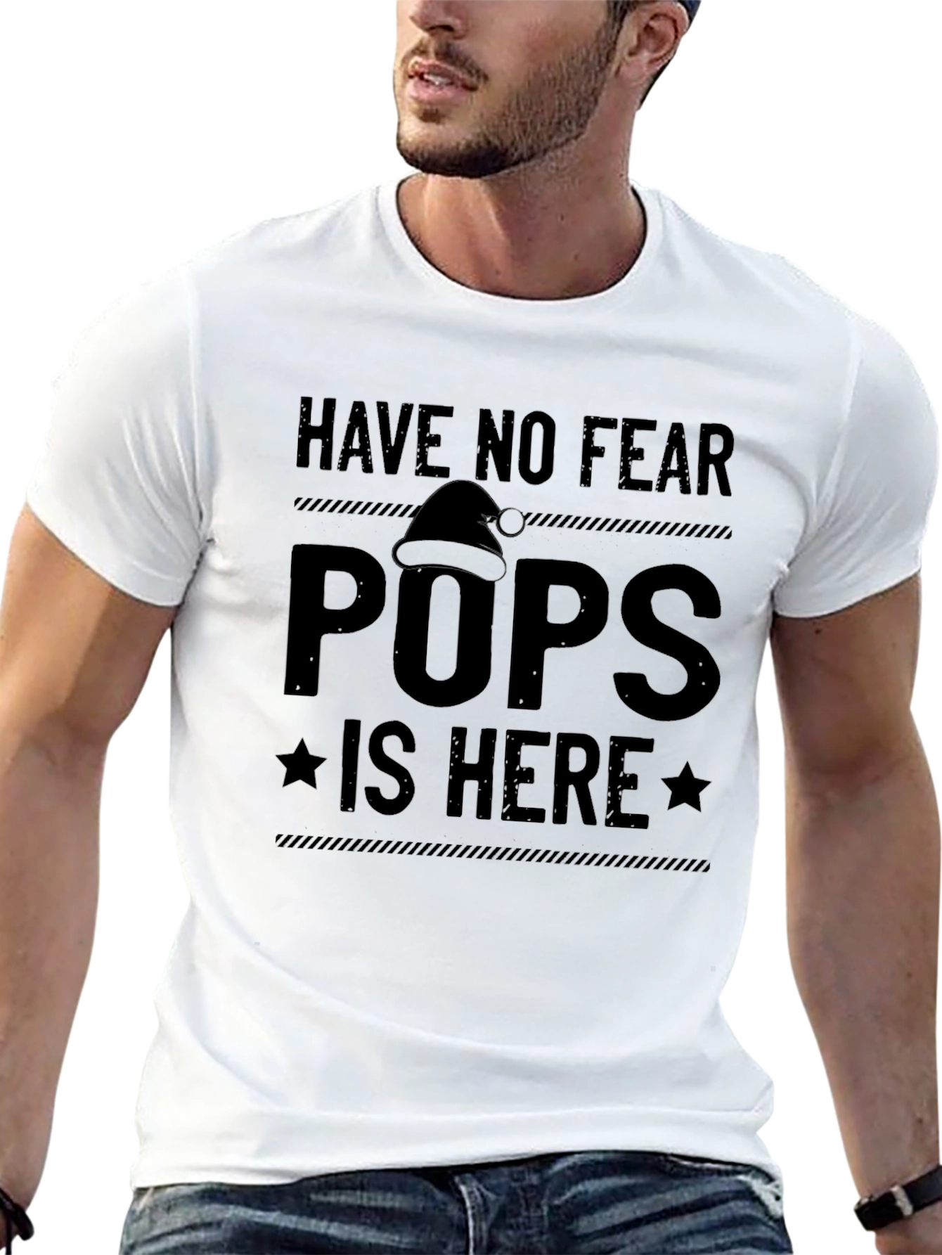 Have No Fear Pops Is Here Funny Holiday T-Shirt