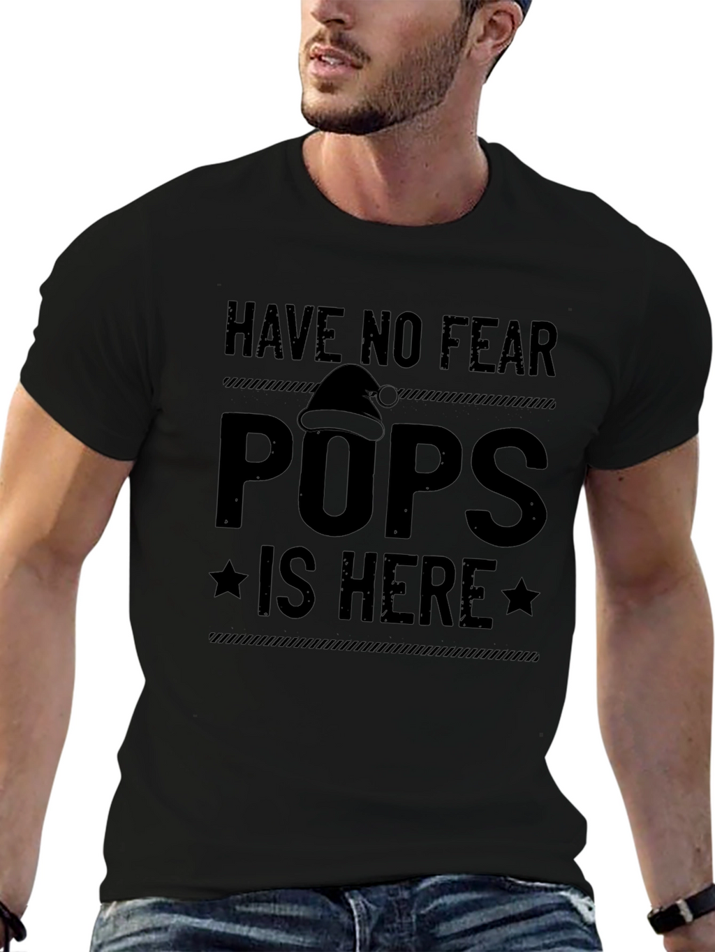 Have No Fear Pops Is Here Funny Holiday T-Shirt