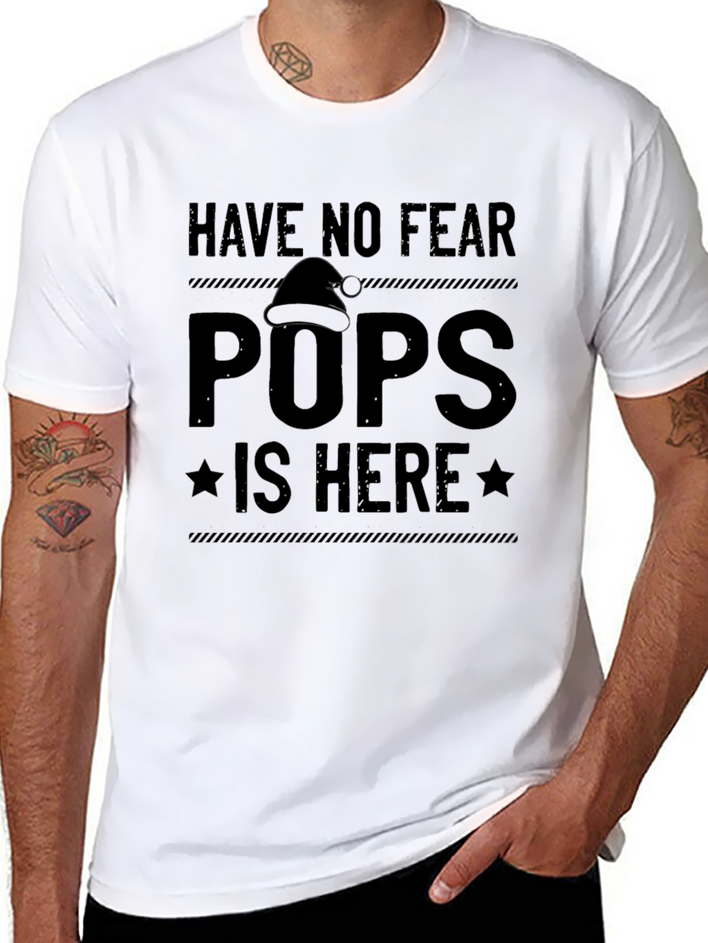 Have No Fear Pops Is Here Funny Holiday T-Shirt