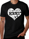 Science Love T-Shirt - Black
