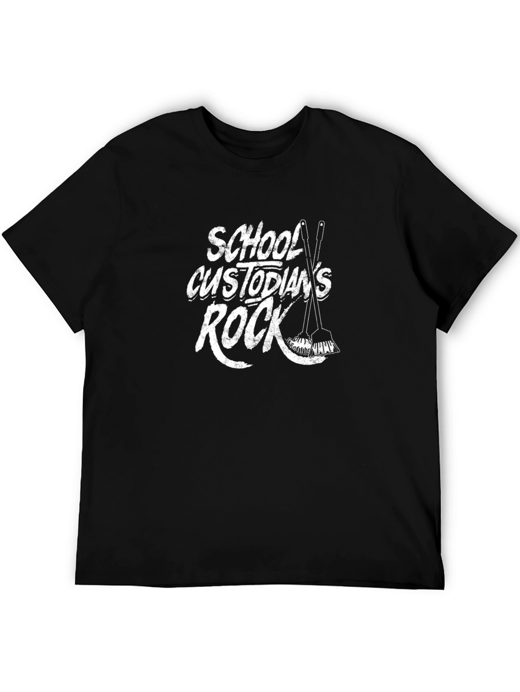School Custodians Rock T-Shirt - Black