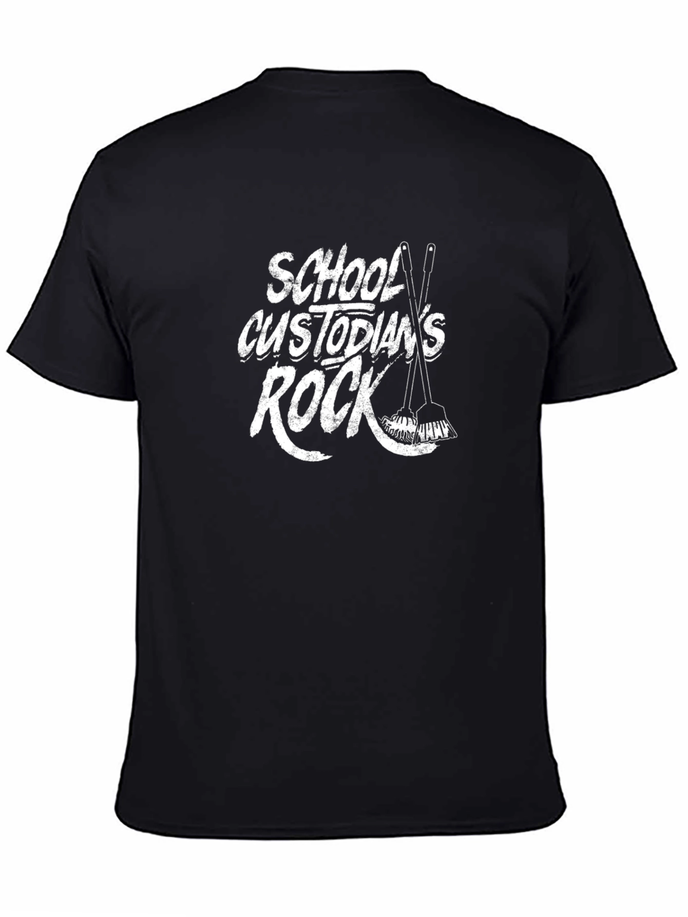 School Custodians Rock T-Shirt - Black