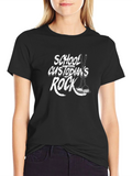 School Custodians Rock T-Shirt - Black