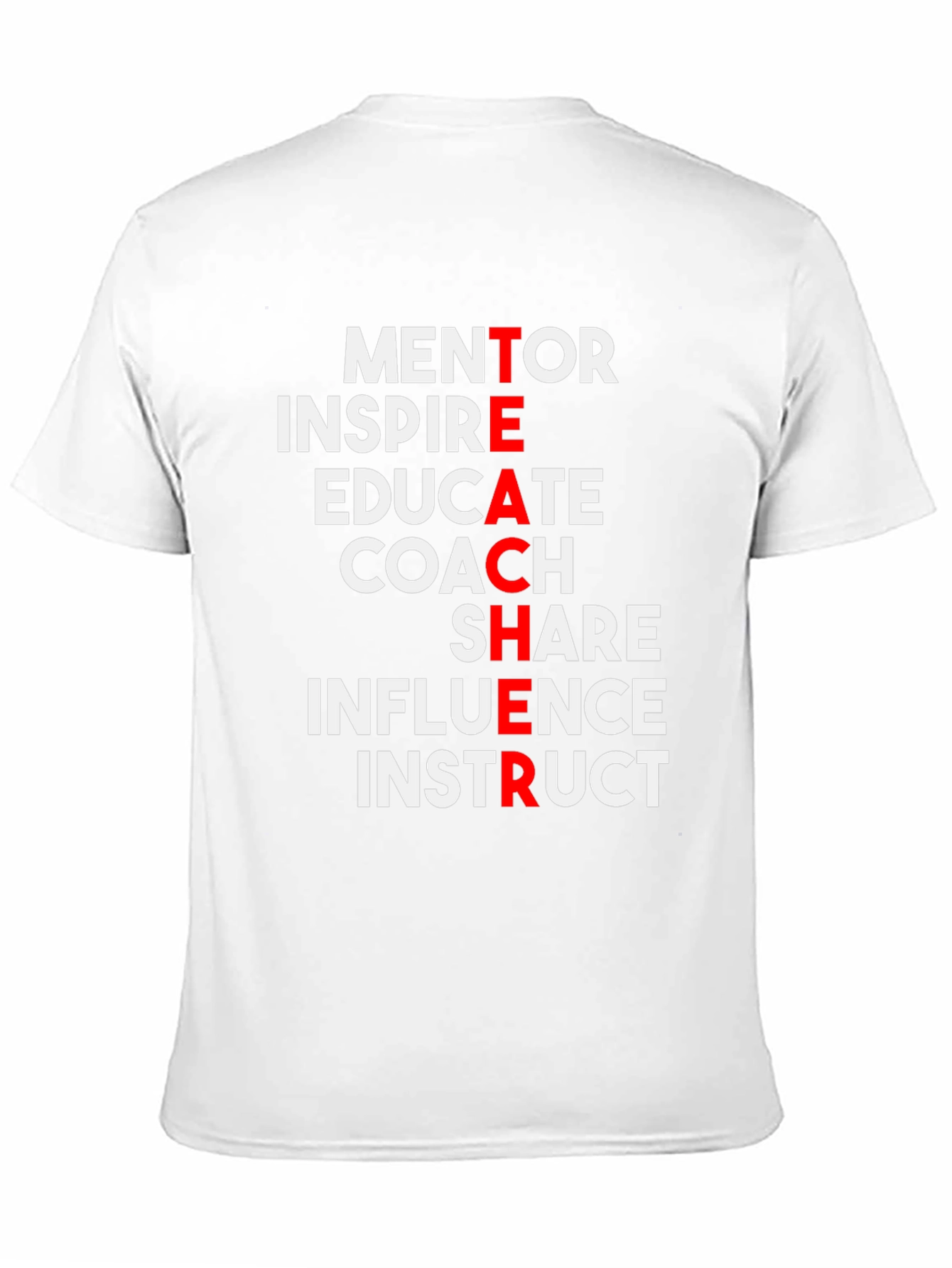 Teacher Definition T-Shirt - Mentor Inspire Educate