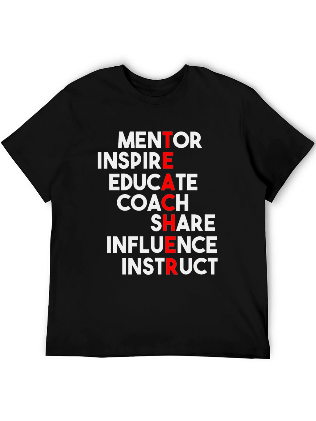 Teacher Definition T-Shirt - Mentor Inspire Educate