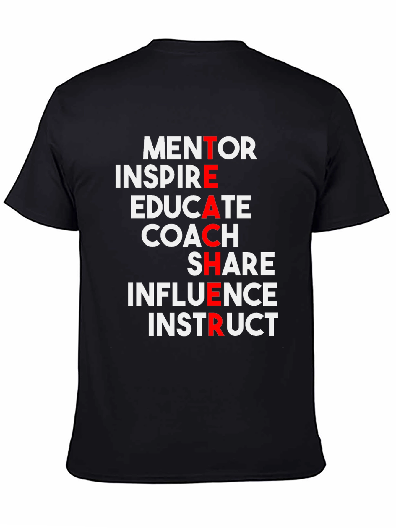 Teacher Definition T-Shirt - Mentor Inspire Educate