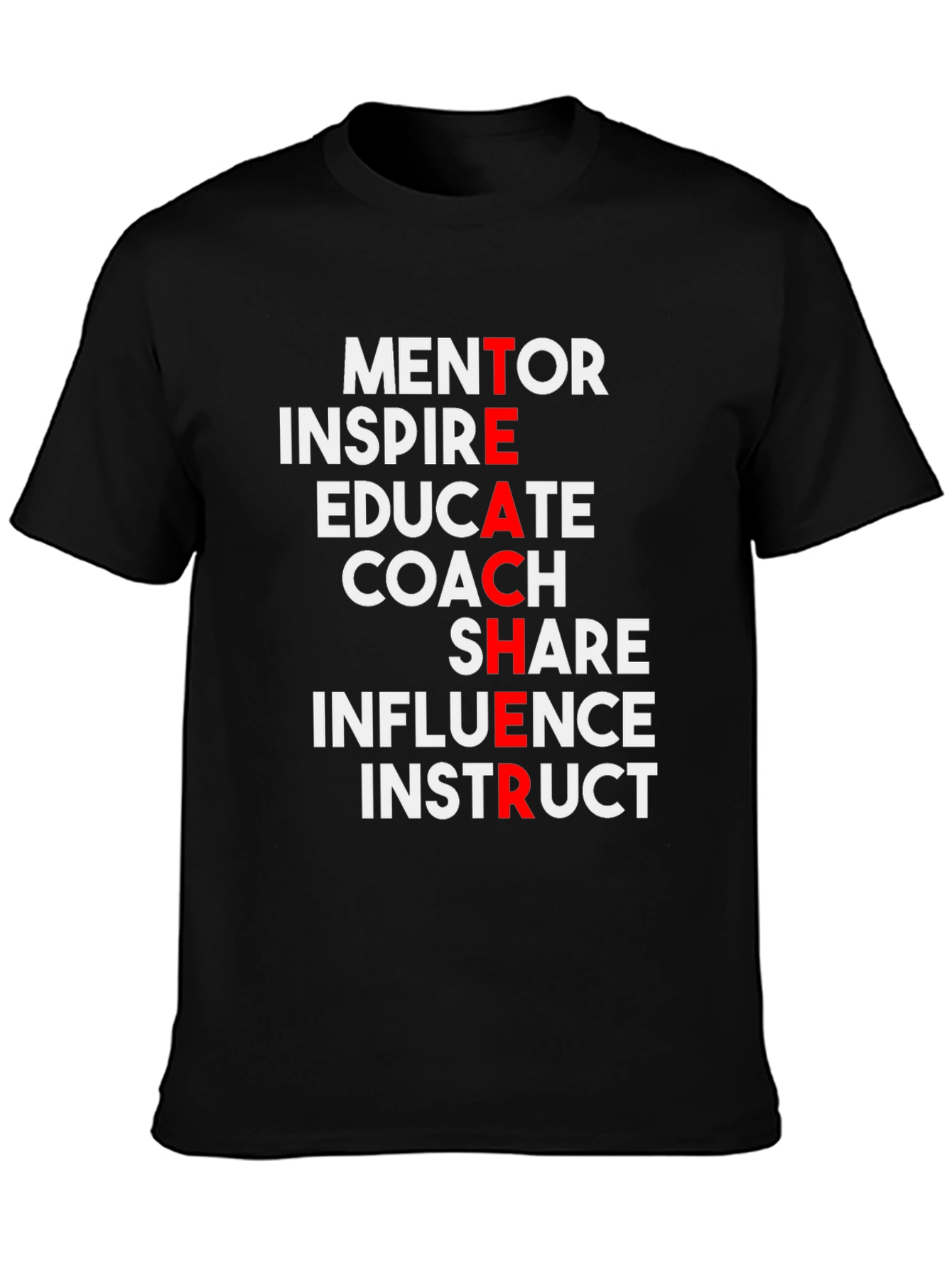 Teacher Definition T-Shirt - Mentor Inspire Educate