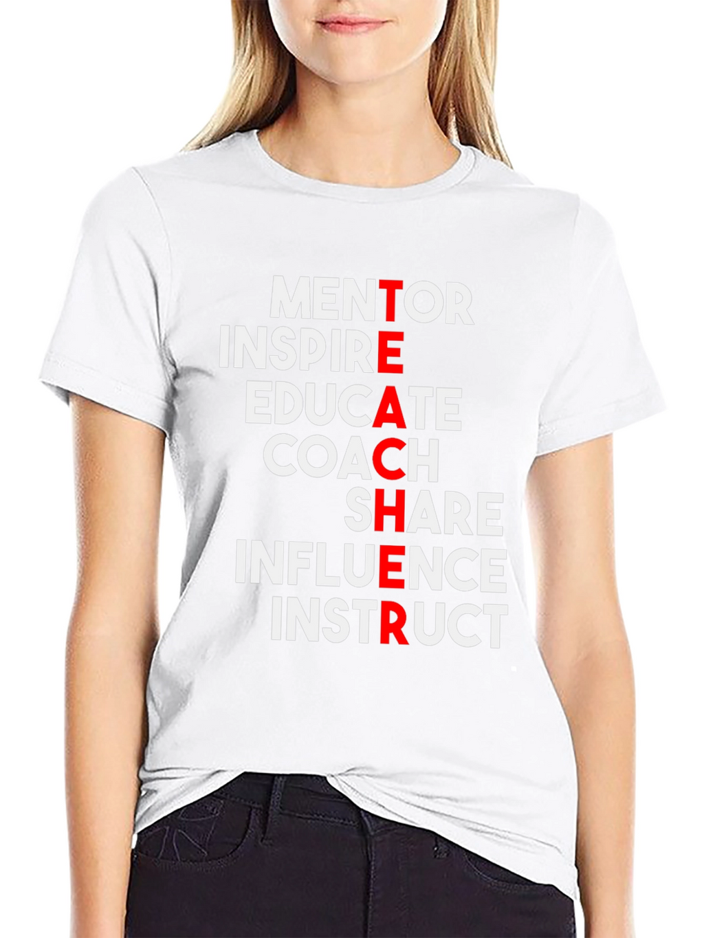 Teacher Definition T-Shirt - Mentor Inspire Educate