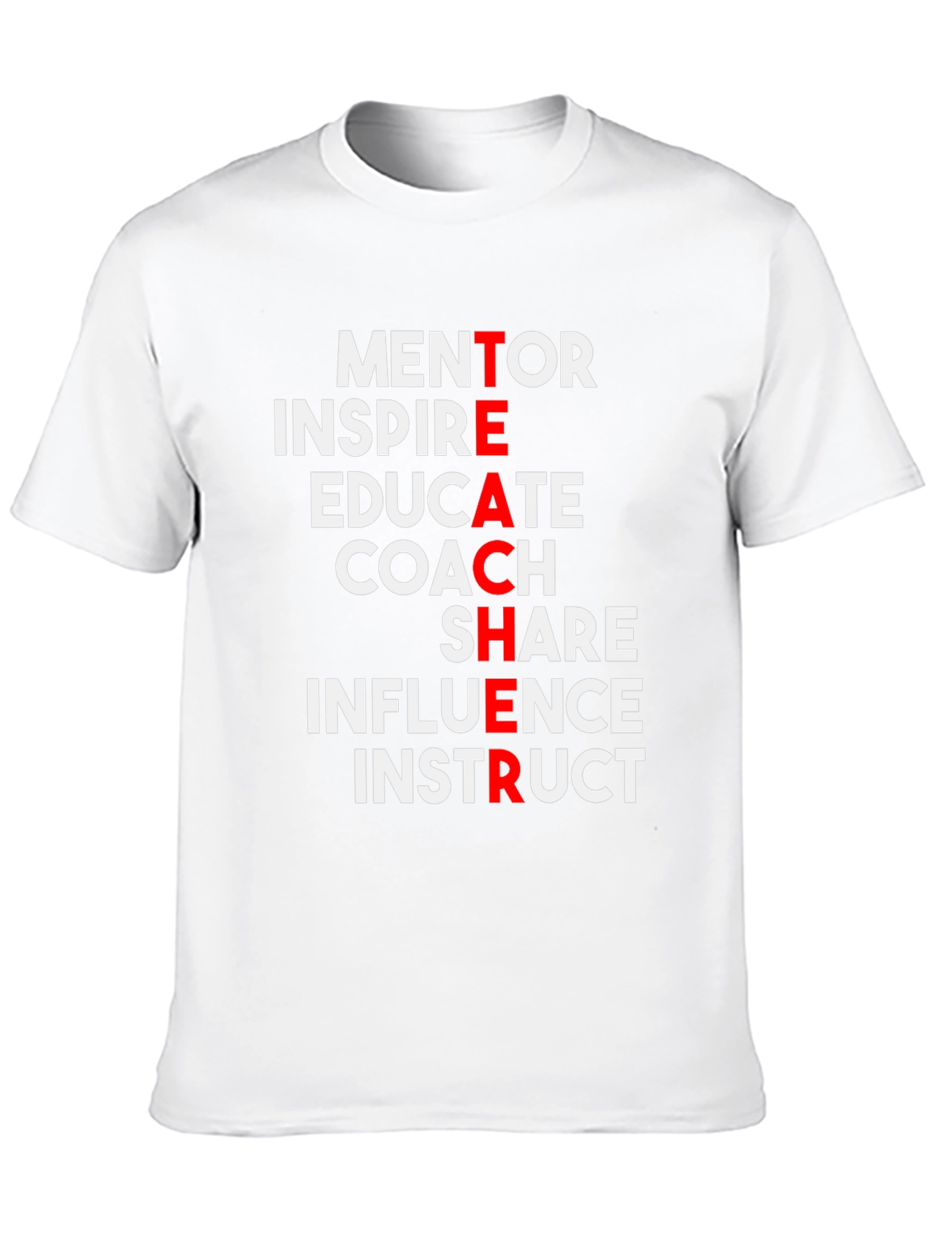 Teacher Definition T-Shirt - Mentor Inspire Educate