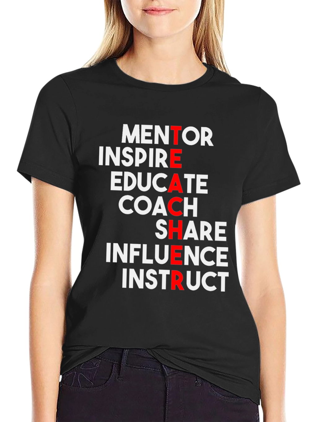Teacher Definition T-Shirt - Mentor Inspire Educate
