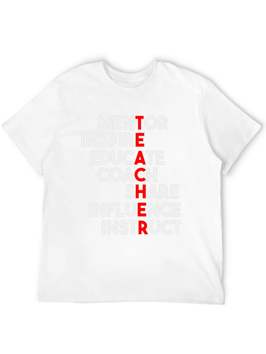 Teacher Definition T-Shirt - Mentor Inspire Educate