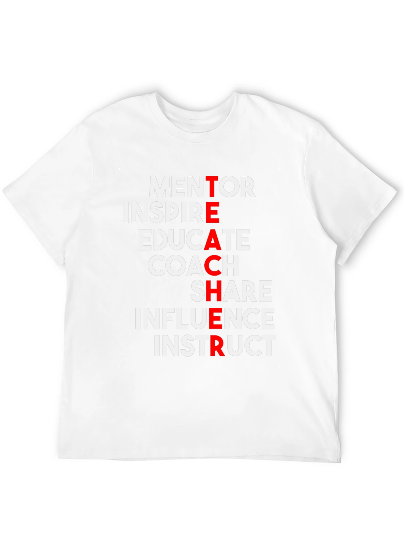 Teacher Definition T-Shirt - Mentor Inspire Educate