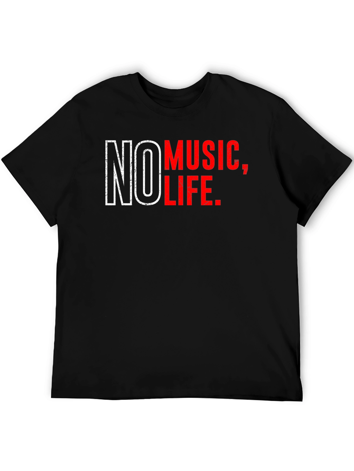 No Music No Life T-Shirt - Music Lover Tee