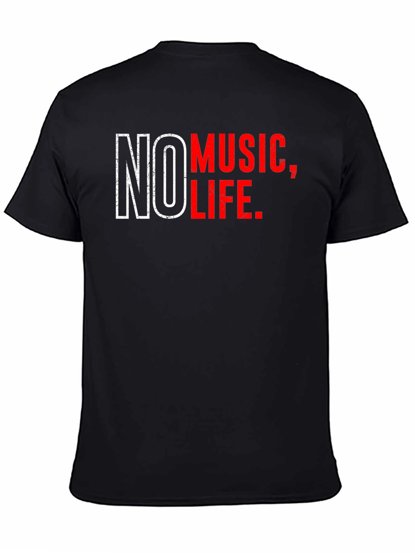 No Music No Life T-Shirt - Music Lover Tee