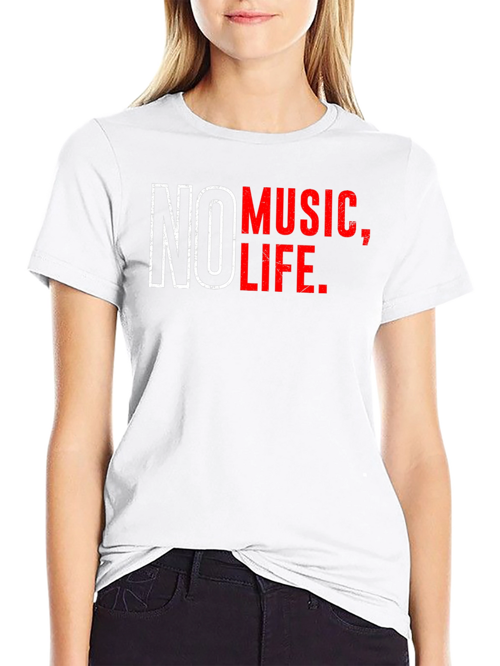 No Music No Life T-Shirt - Music Lover Tee