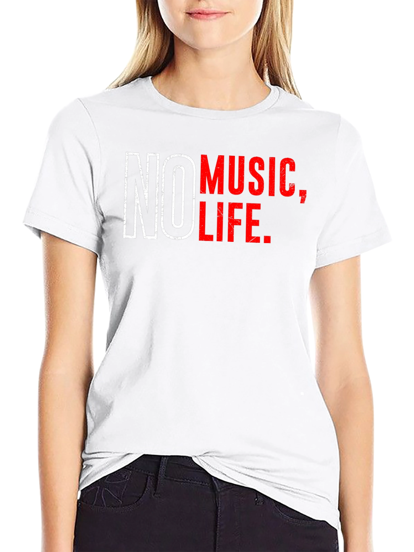 No Music No Life T-Shirt - Music Lover Tee