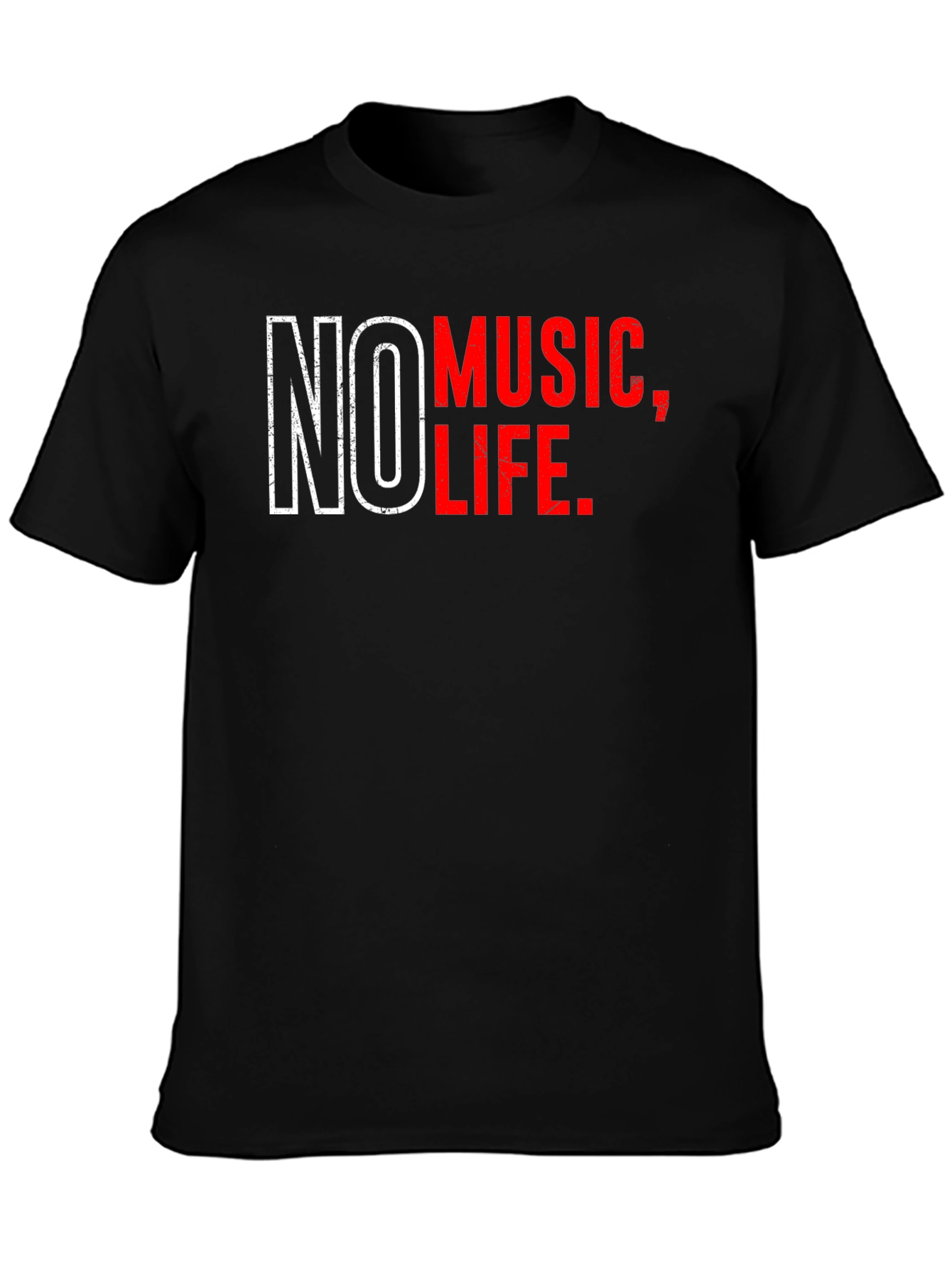 No Music No Life T-Shirt - Music Lover Tee