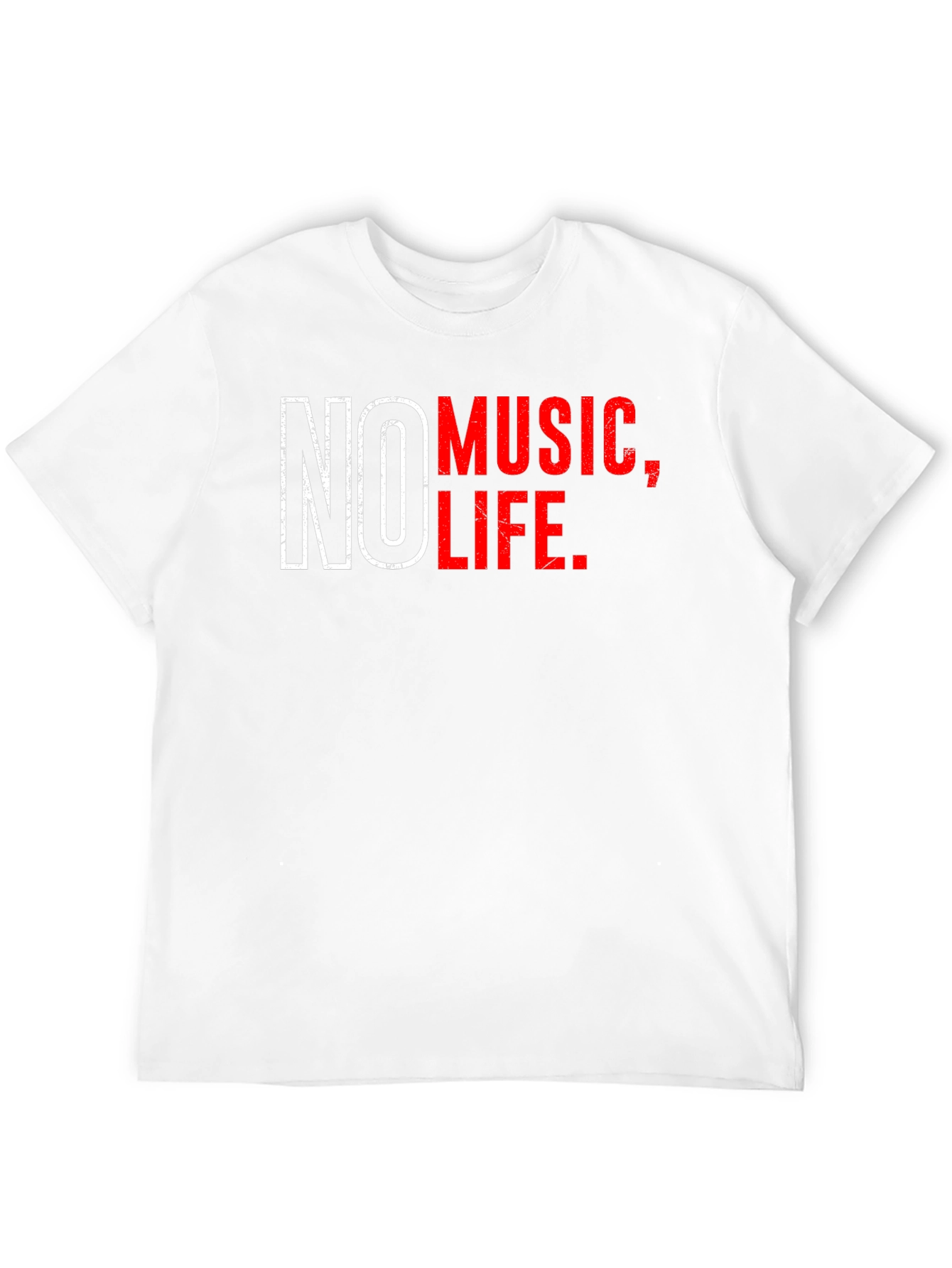 No Music No Life T-Shirt - Music Lover Tee