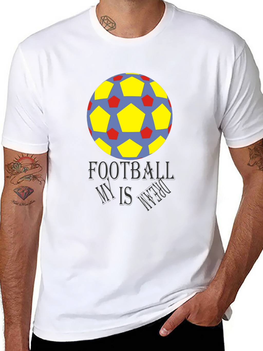 Football Is My Dream Graphic T-Shirt