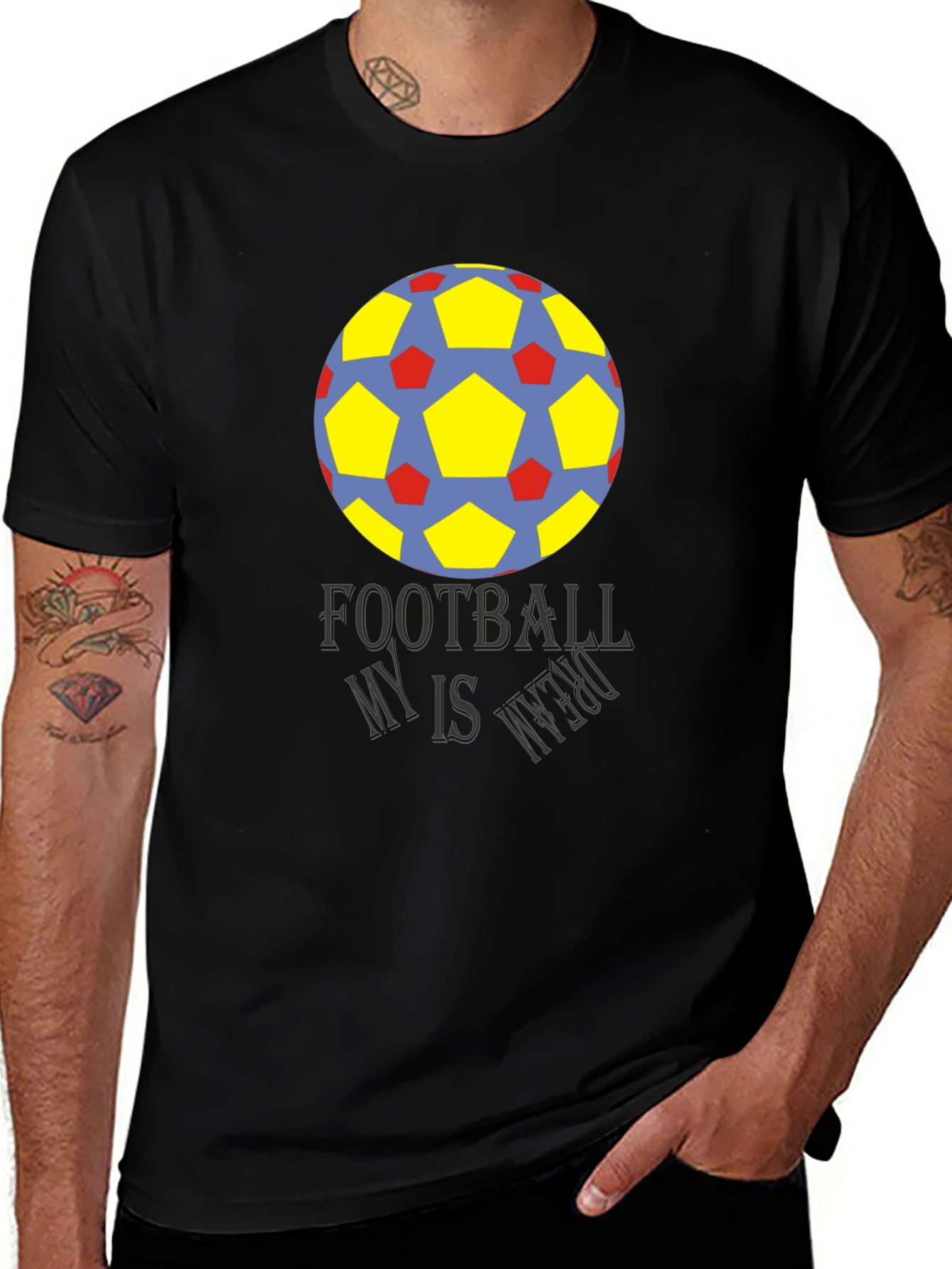 Football Is My Dream Graphic T-Shirt