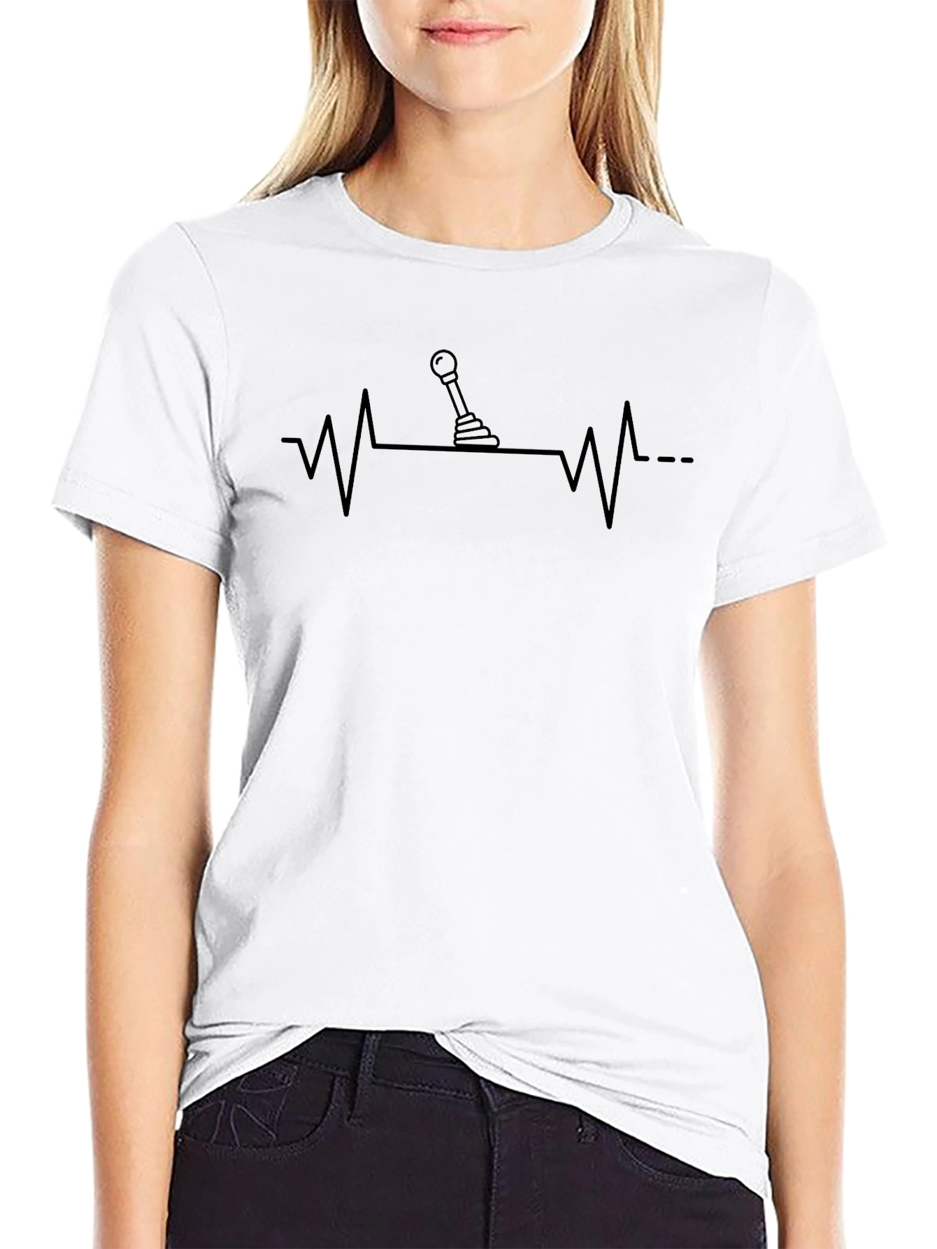 Manual Transmission Heartbeat T-Shirt