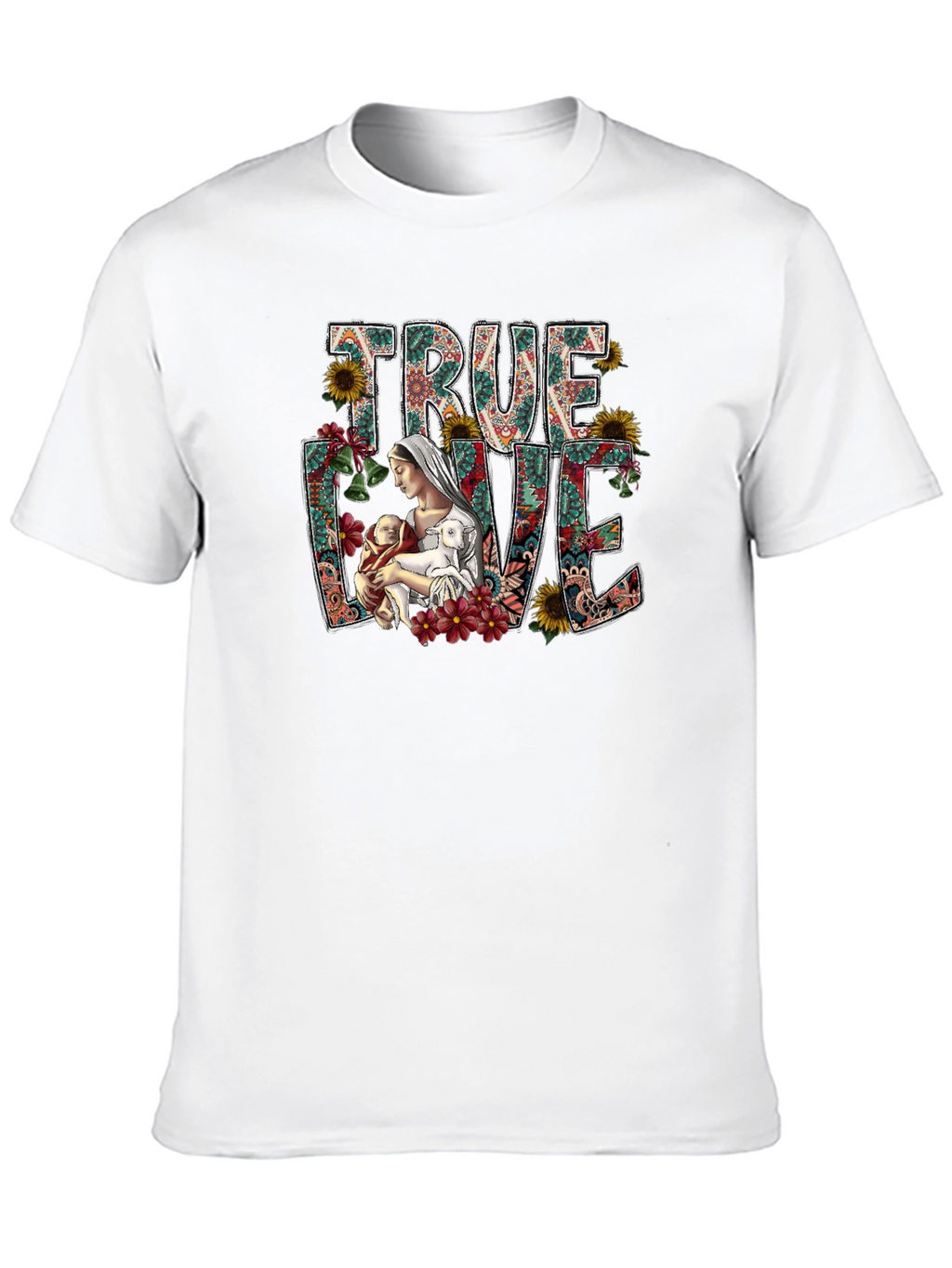 True Love Floral Graphic Tee