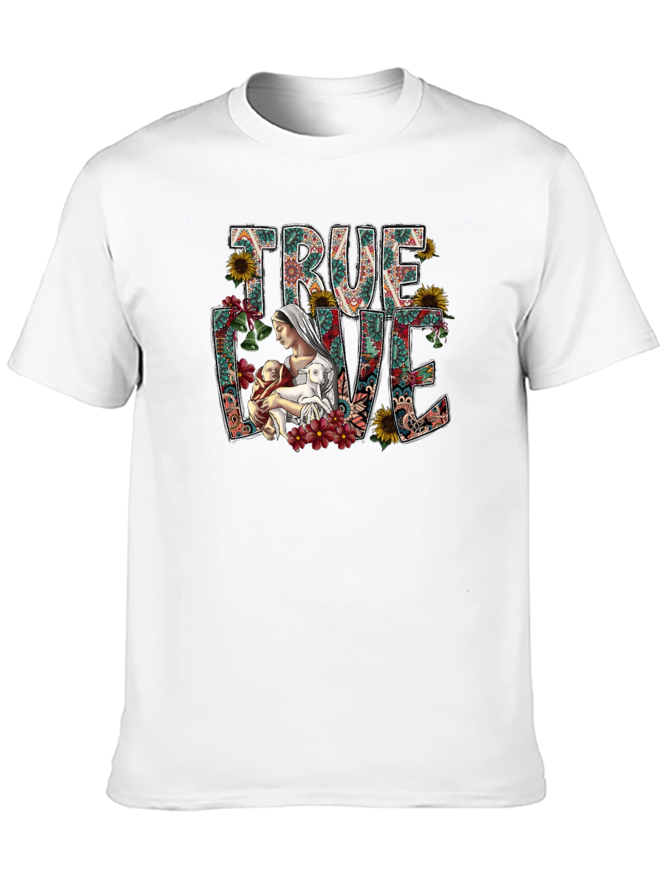 True Love Floral Graphic Tee