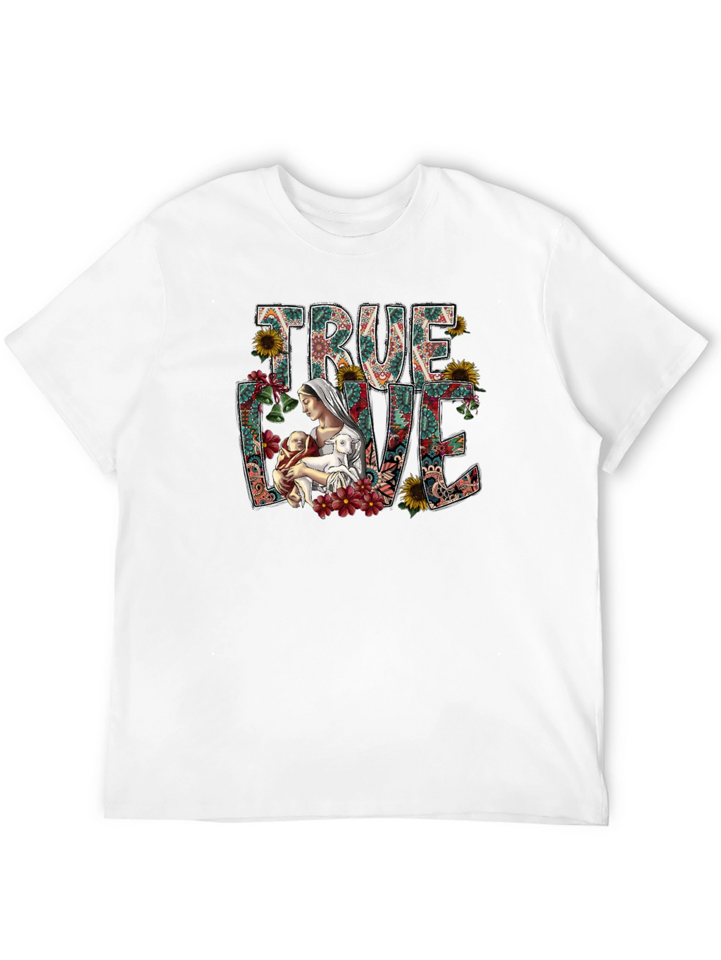 True Love Floral Graphic Tee