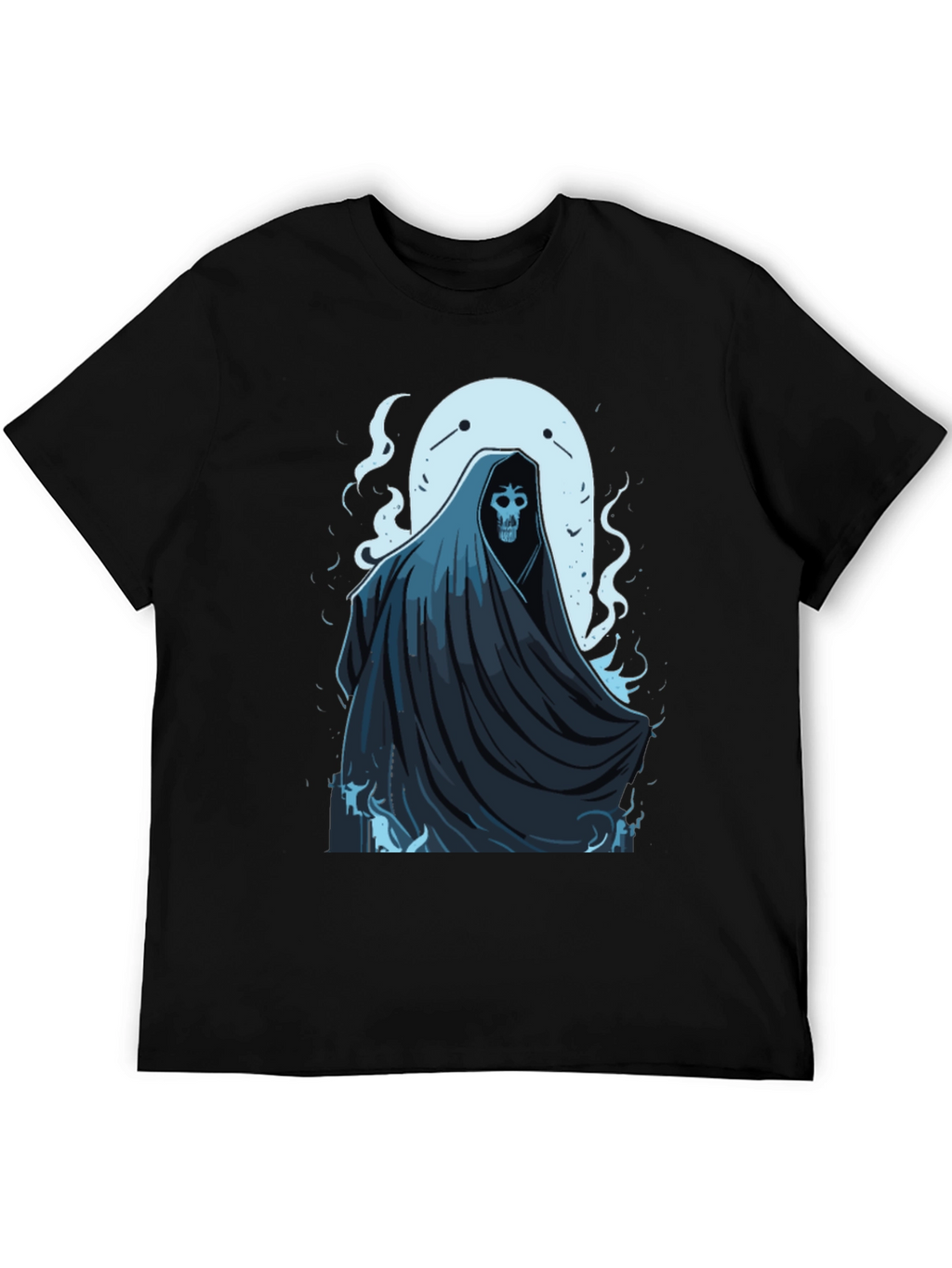 Grim Reaper Graphic Tee -  Black T-Shirt