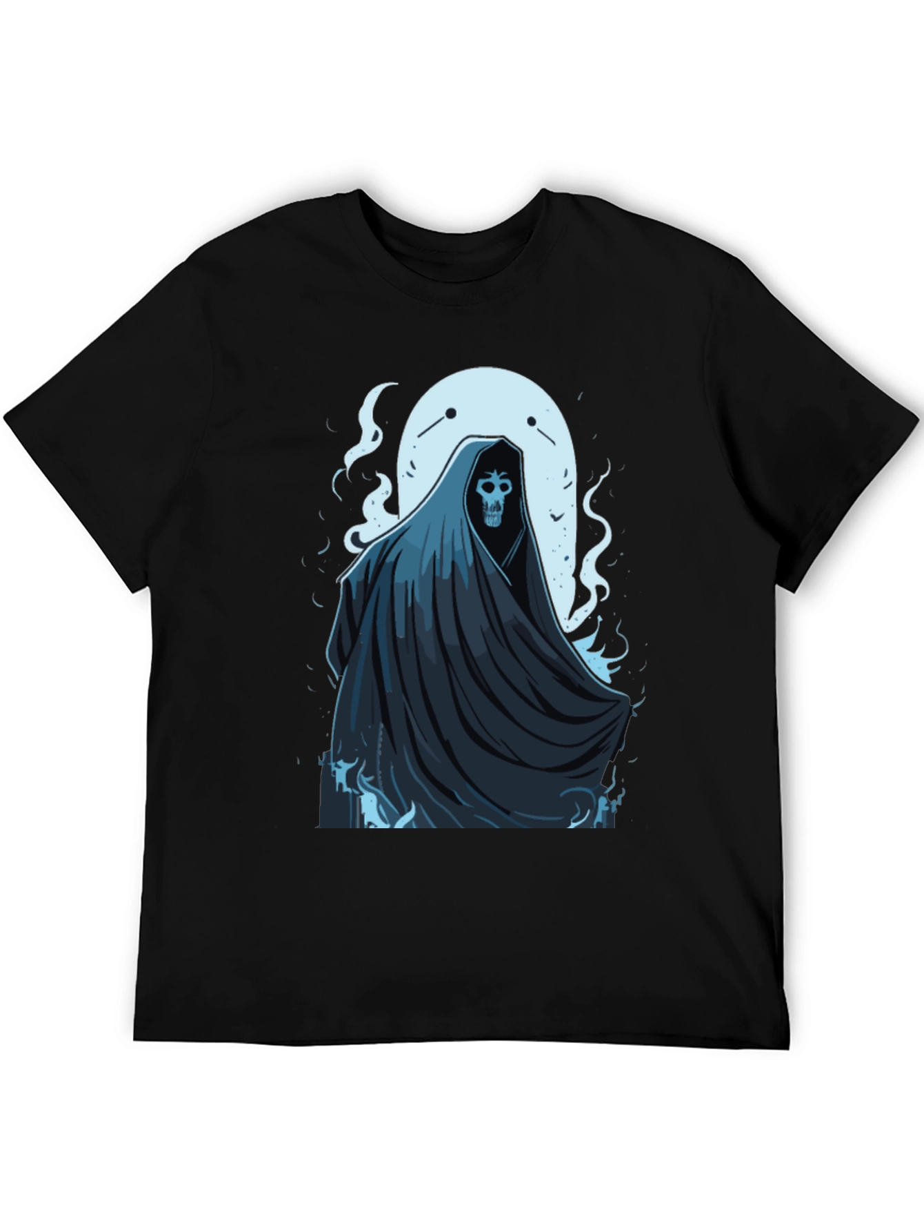 Grim Reaper Graphic Tee -  Black T-Shirt