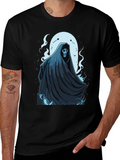 Grim Reaper Graphic Tee -  Black T-Shirt