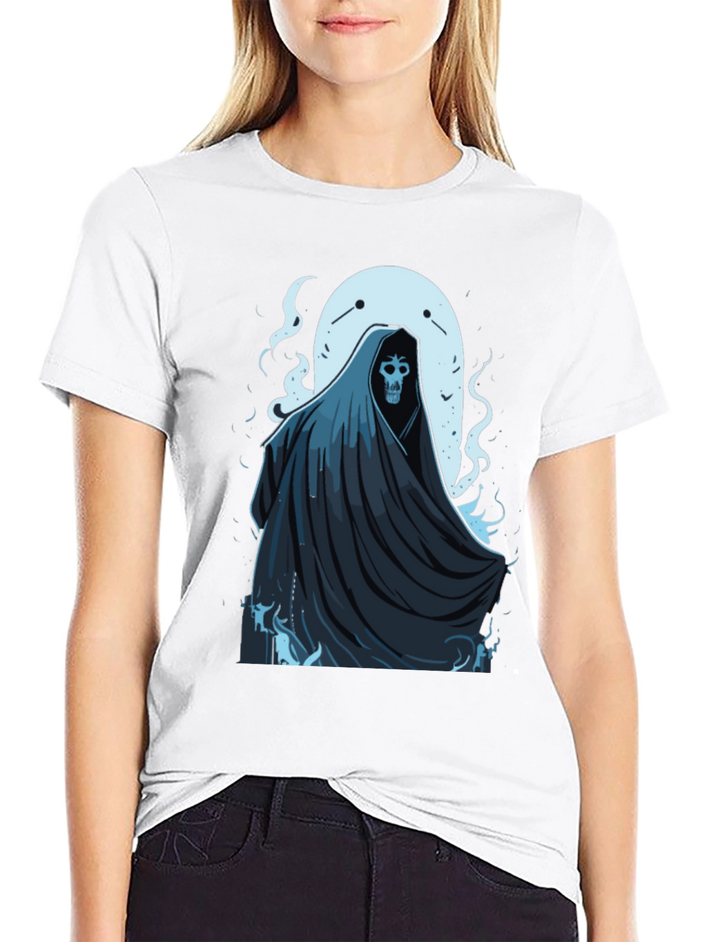 Grim Reaper Graphic Tee -  Black T-Shirt