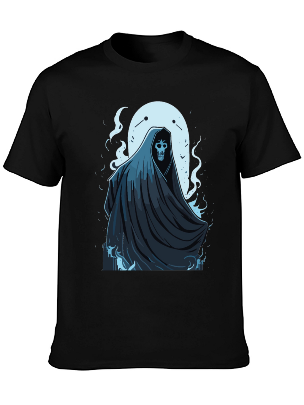 Grim Reaper Graphic Tee -  Black T-Shirt